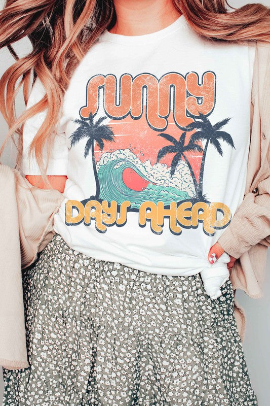 SUNNY DAYS AHEAD GRAPHIC T-SHIRT