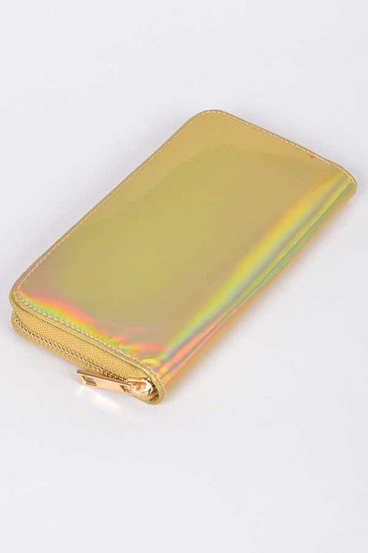Halographic Gold Wallet
