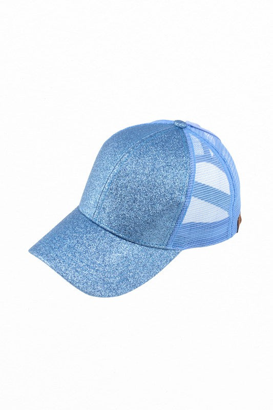 CC Glitter Trucker Ponytail Cap