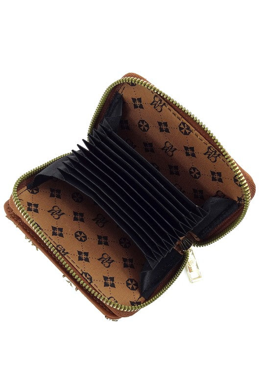 CM Monogram Accordion Bi-fold Wallet