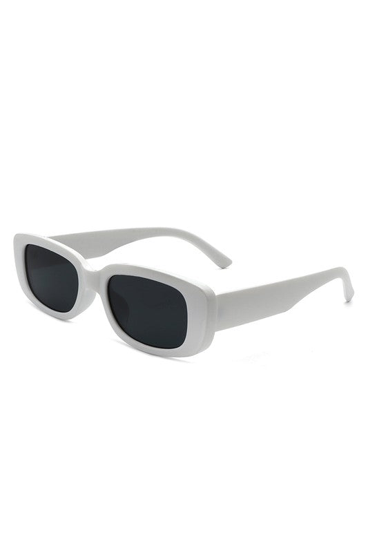 Rectangle Narrow Retro Fashion Slim Sunglasses