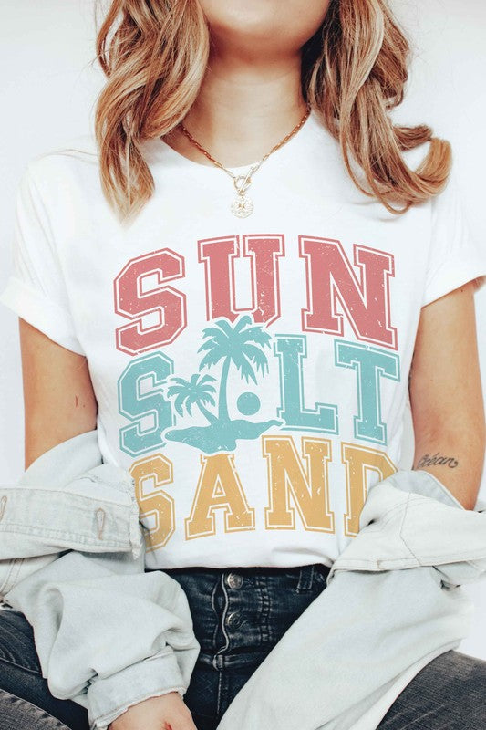 Sun Salt Sand Graphic Tee T-Shirt