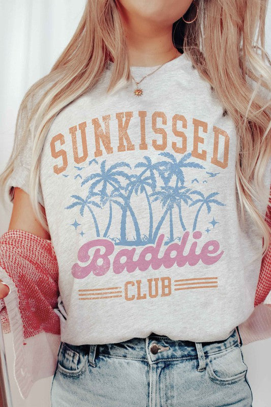 SUNKISSED BADDIE CLUB GRAPHIC T-SHIRT