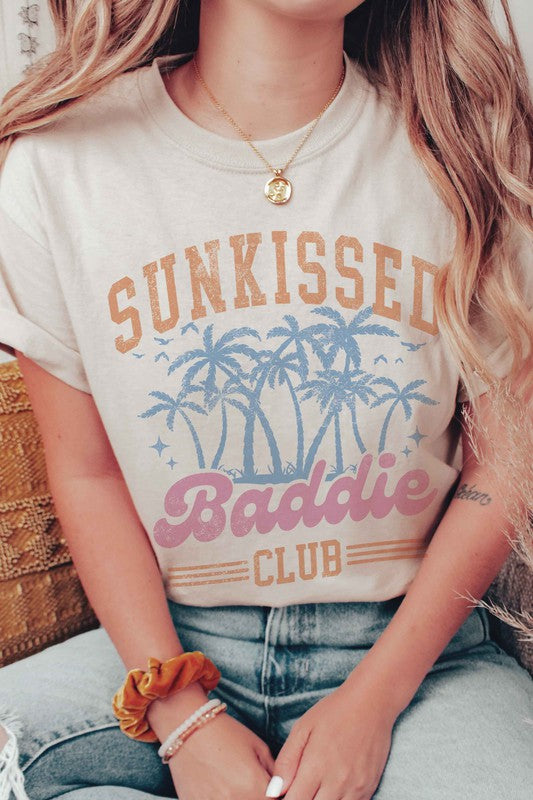 SUNKISSED BADDIE CLUB GRAPHIC T-SHIRT