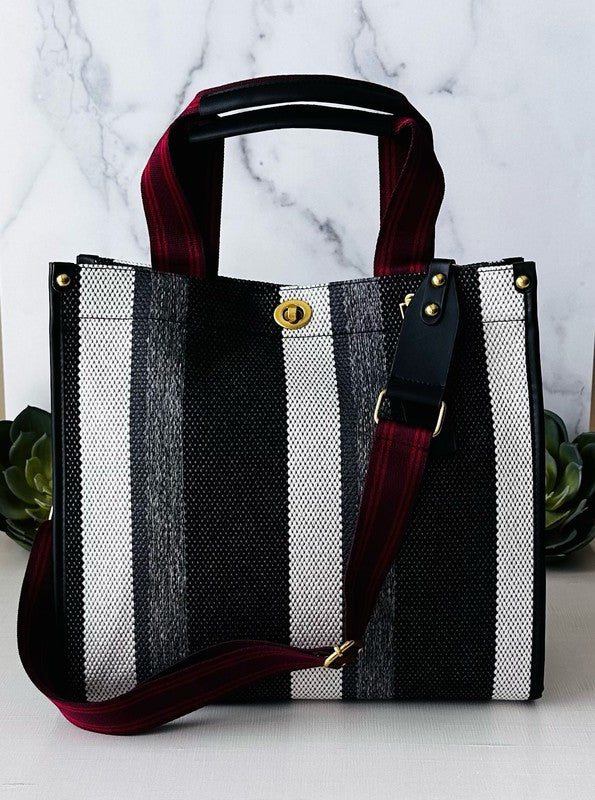 Small Stripe Tote