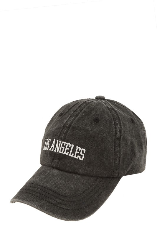 LOS ANGELES Embroidery Pigment Cap