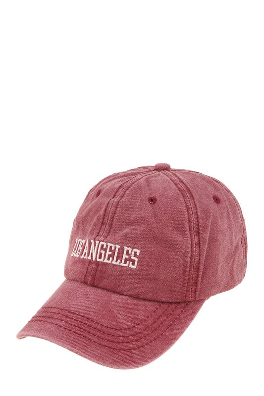 LOS ANGELES Embroidery Pigment Cap