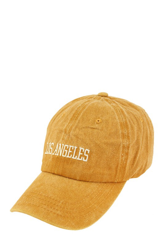 LOS ANGELES Embroidery Pigment Cap