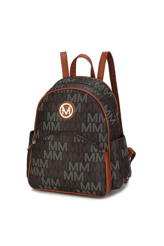 MKF Palmer Signature logo-print Backpack by Mia K