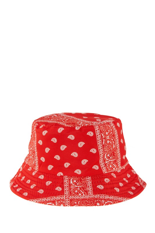 Bandana Print Bucket Hat