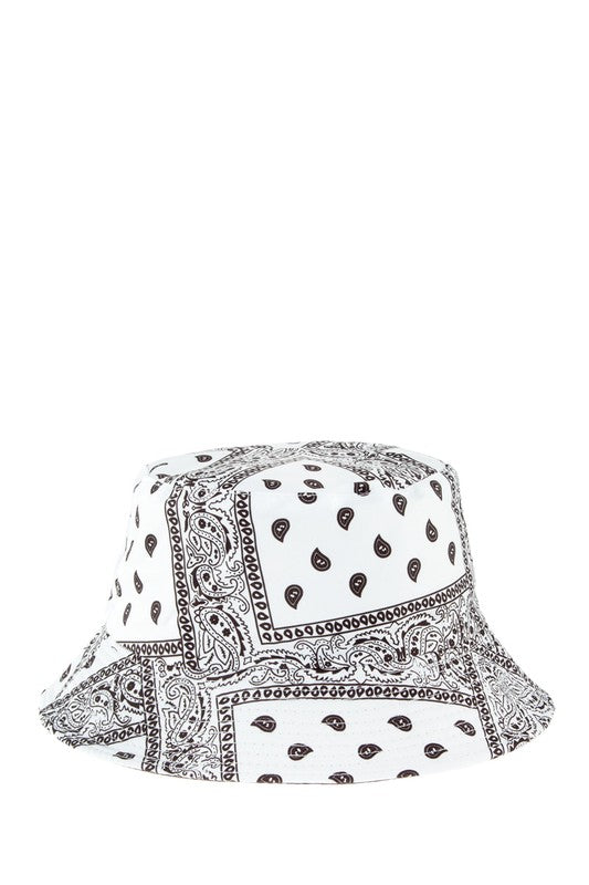 Bandana Print Bucket Hat