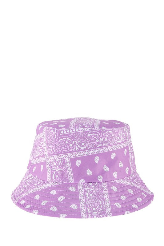 Bandana Print Bucket Hat