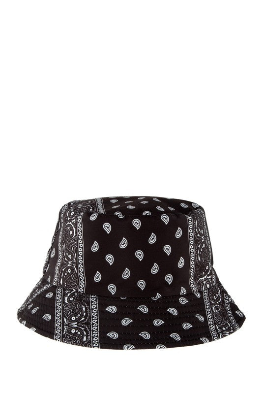 Bandana Print Bucket Hat