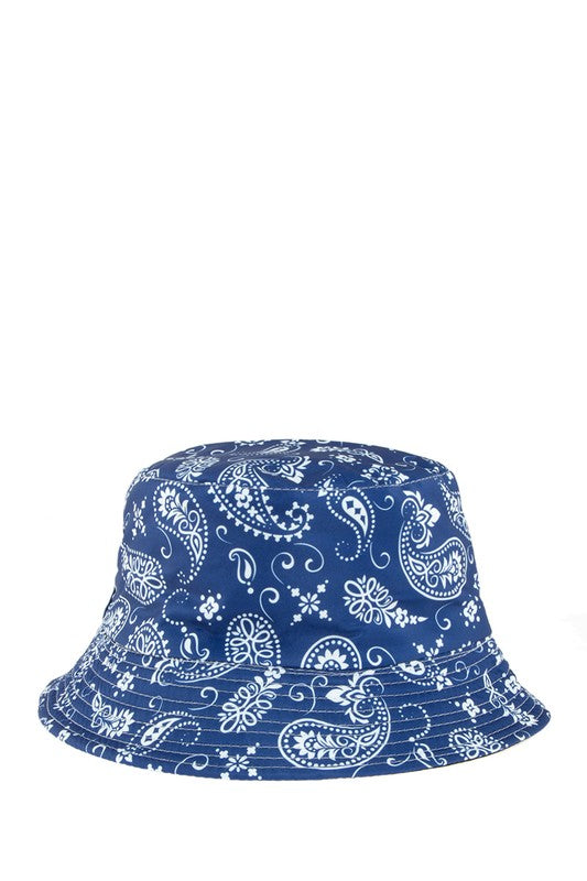 Revesible Amoeba Print Bucket Hat