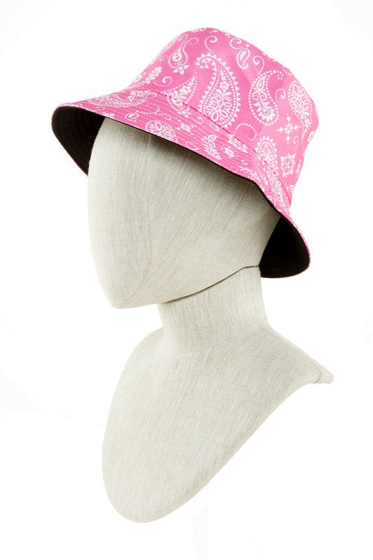 Revesible Amoeba Print Bucket Hat