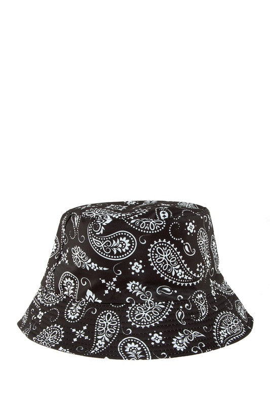 Revesible Amoeba Print Bucket Hat