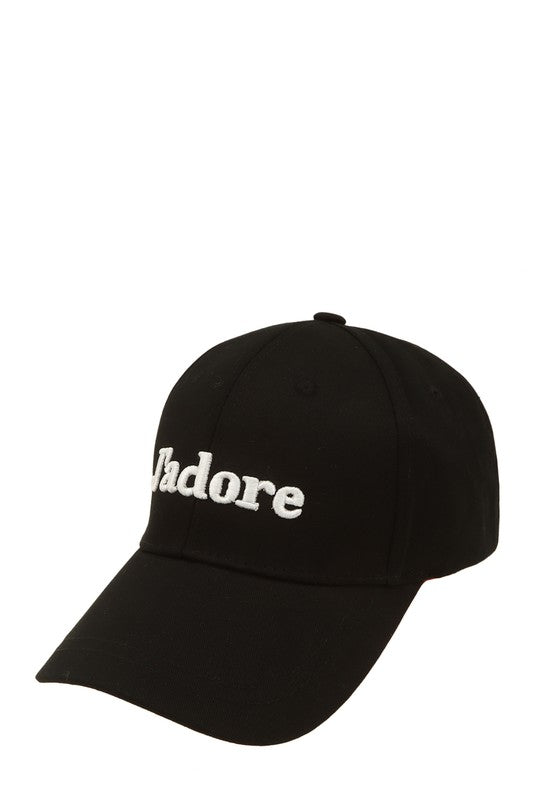 JADORE Embroidery Cotton Cap