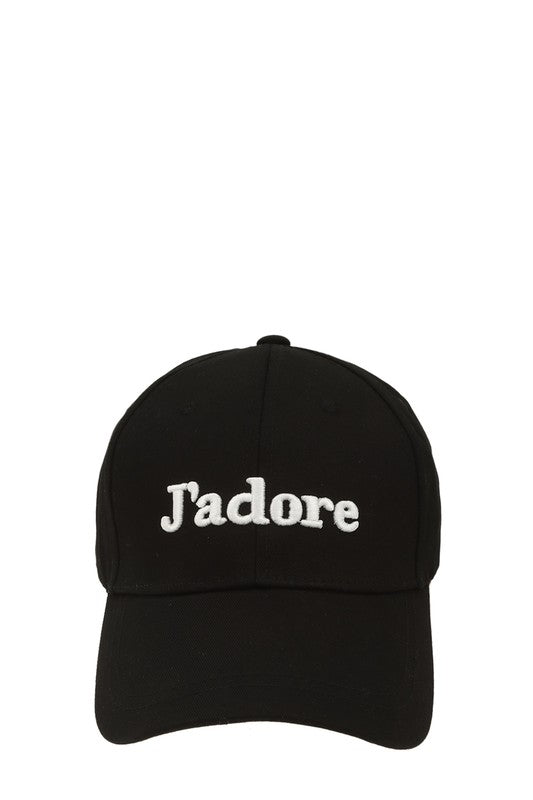 JADORE Embroidery Cotton Cap