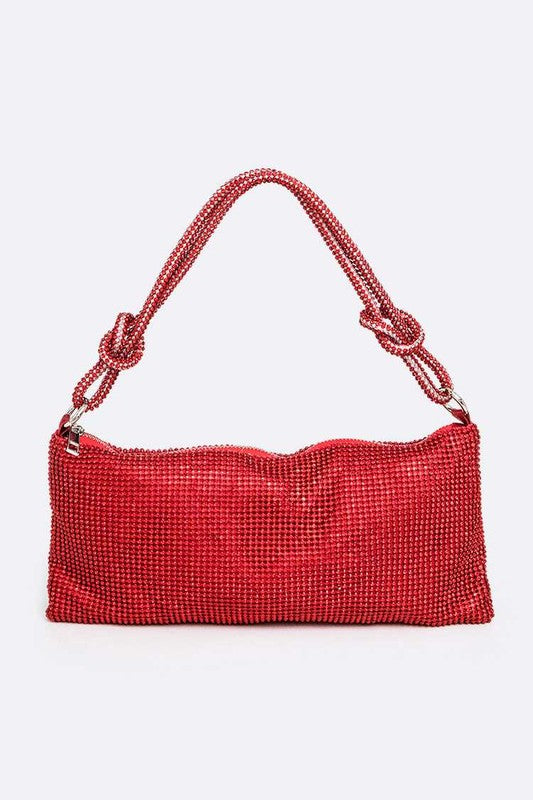 Rhinestone Iconic Soft Shoulder Bag