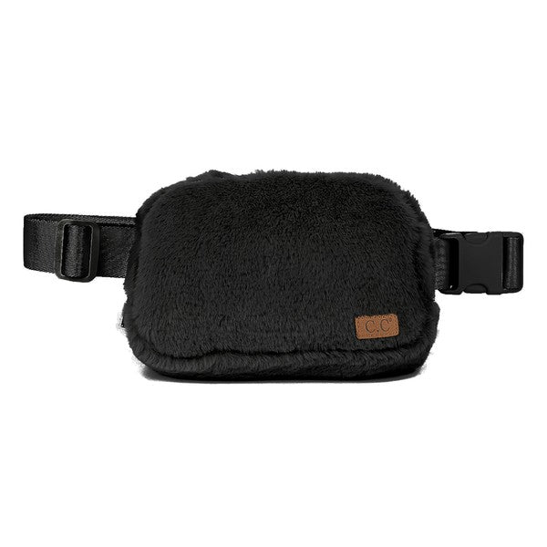 CC Faux Fur Belt Bag Fanny Pack