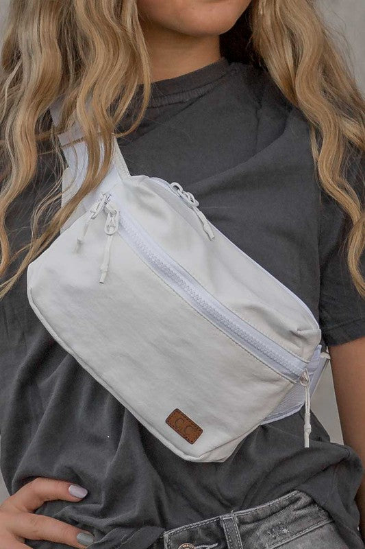 CC Zipper Fanny Pack Waist Bag