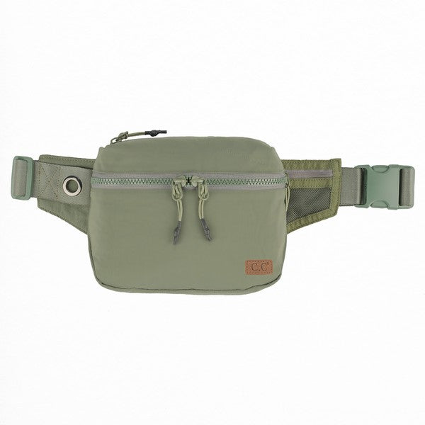 CC Zipper Fanny Pack Waist Bag