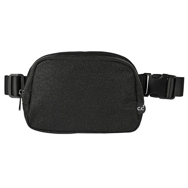 Glitter Tiny Mesh Fanny Pack Waist Bag