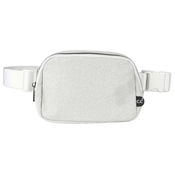 Glitter Tiny Mesh Fanny Pack Waist Bag