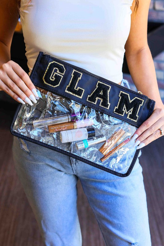 Glam Varsity Pouch