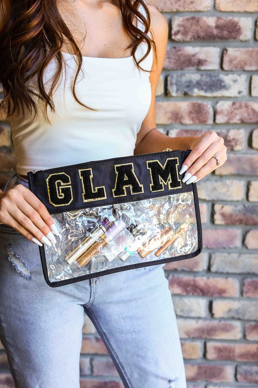 Glam Varsity Pouch