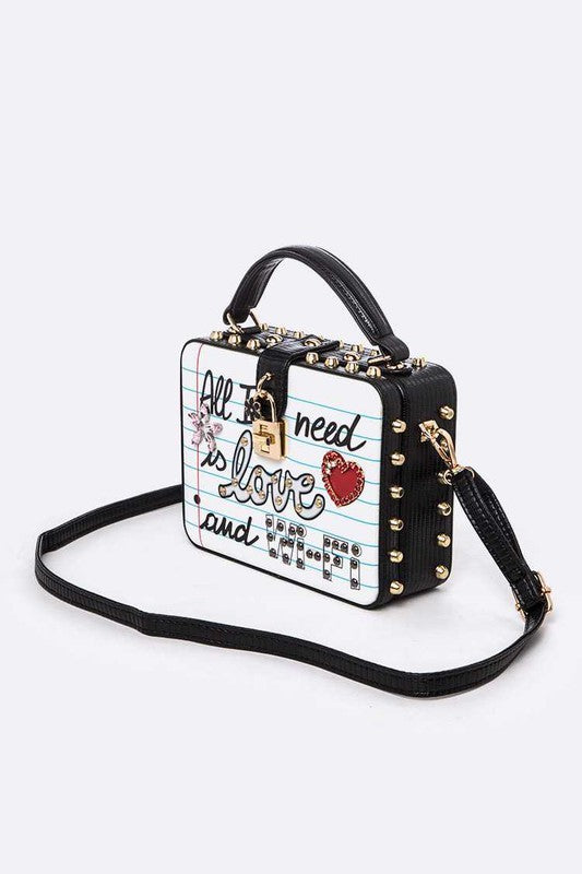 QUEEN LOVE Iconic Top Handle Box Swing Bag