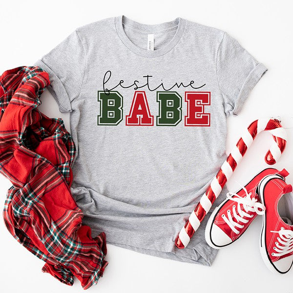 Festive Babe Short Sleeve Graphic Tee