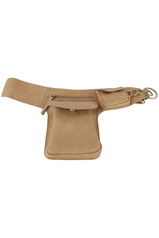 Fashion Ring Fanny Pack Sling Bag