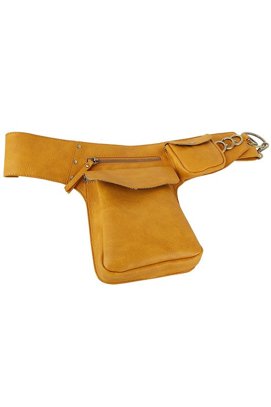 Fashion Ring Fanny Pack Sling Bag