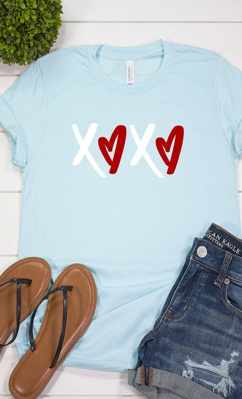 XOXO Heart Graphic Tee T-Shirt PLUS