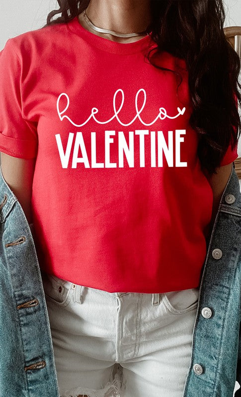 Hello Valentine PLUS SIZE Graphic Tee T-Shirt