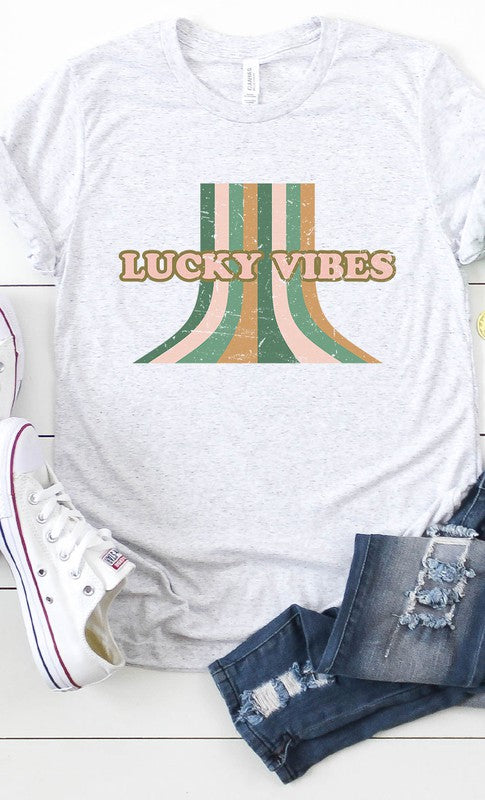 Vintage Lucky Vibes Graphic Tee