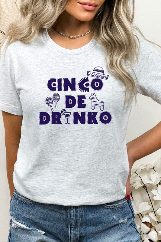 Cinco De Drinko Party Celebration Graphic Tee