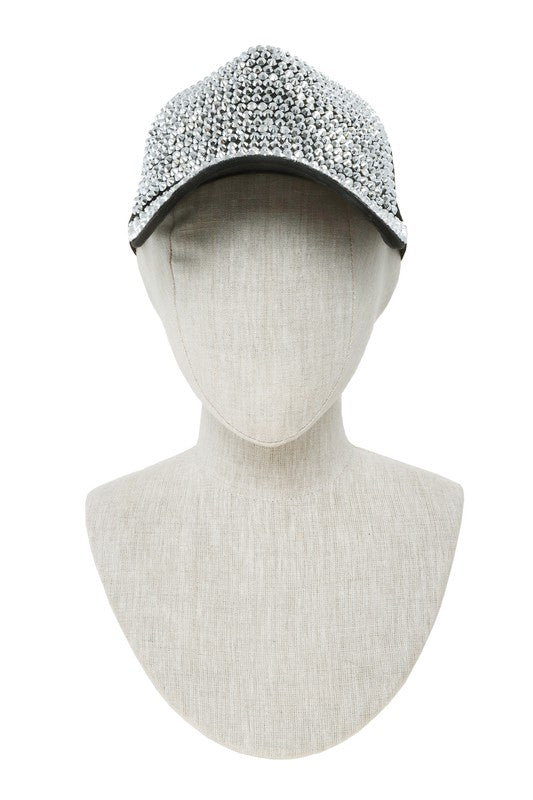 Metal Feel Studded Baseball Cap