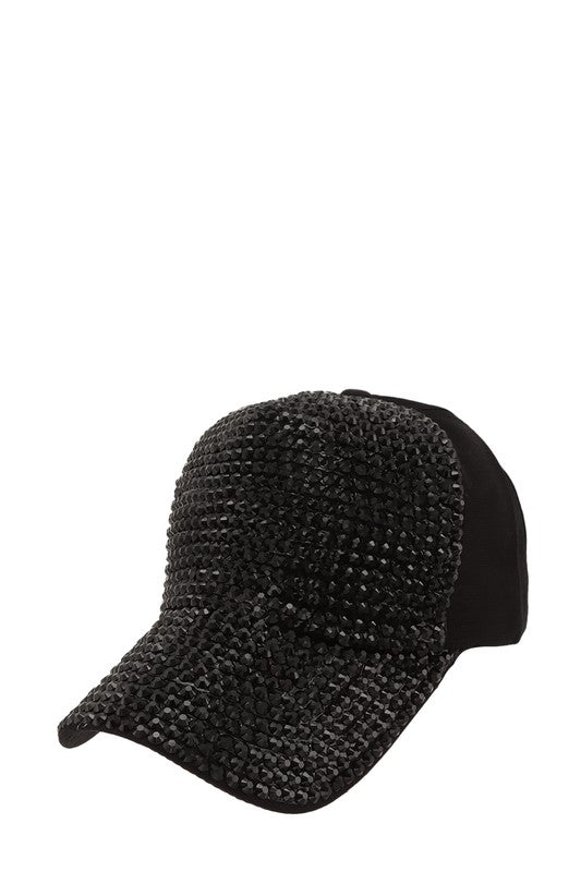 Metal Feel Studded Baseball Cap