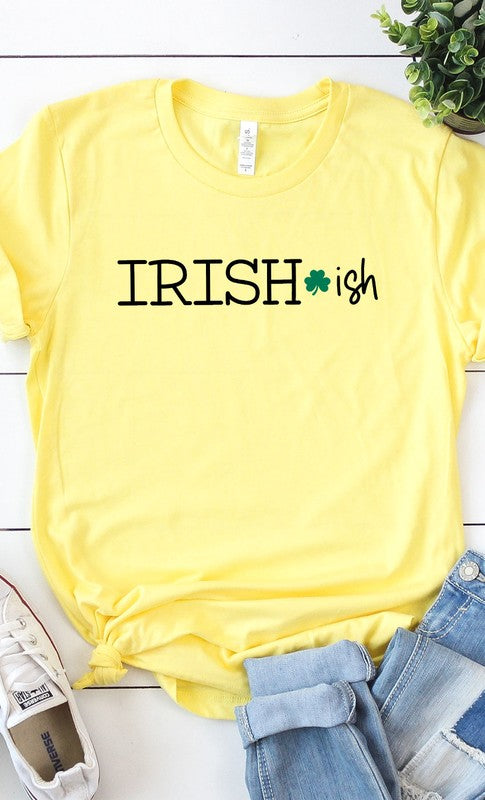 Irish-ish Type Font Graphic Tee T-Shirt PLUS