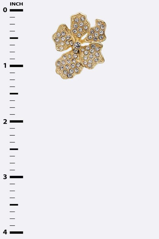 Crystal Flower Fashion Earrings