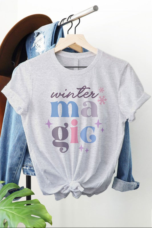 Winter Quotes Magic Graphic Tee