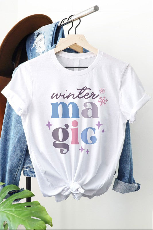 Winter Quotes Magic Graphic Tee