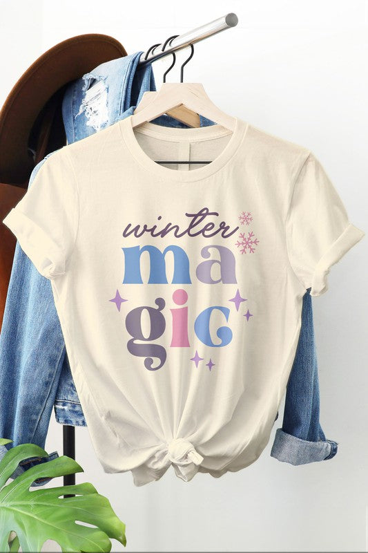 Winter Quotes Magic Graphic Tee