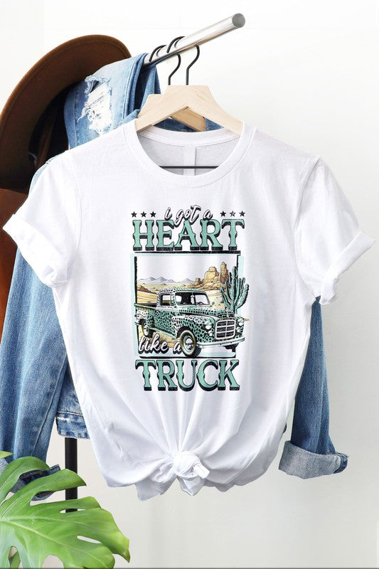 Western Heart Like a Truck Graphic Tee