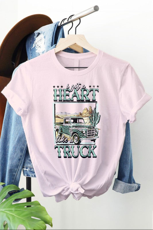 Western Heart Like a Truck Graphic Tee