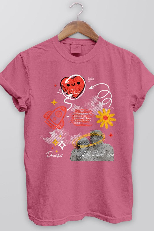All About Love, Valentines Day, Garment Dye Tee