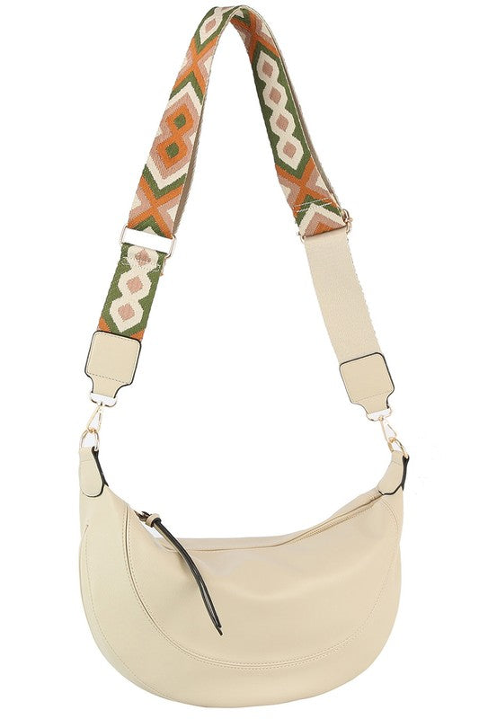 Aztec Guitar Strap Hobo Crossbody Bag