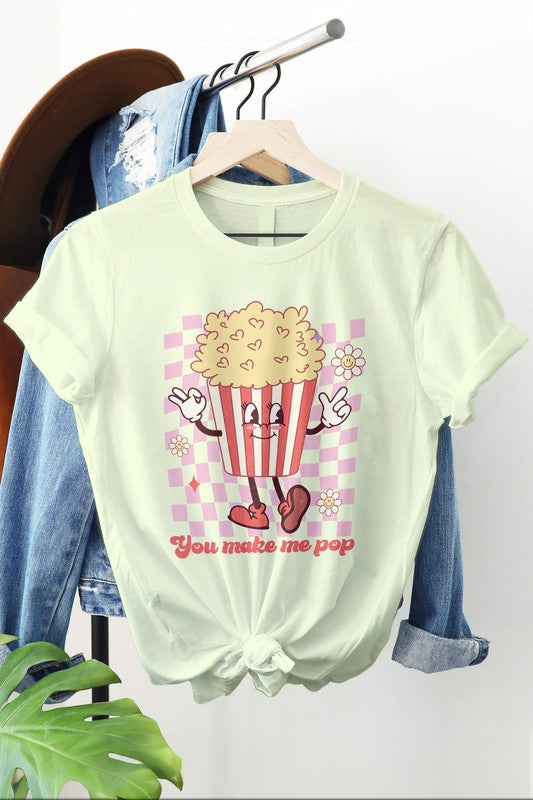 You Make Me Pop Valentine's Day Graphic Tee